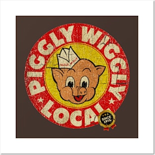 Piggly Wiggly Vintage Logo Posters and Art